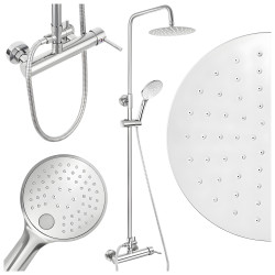 BATERIA PRYSZNICOWA ŁAZIENKOWA LAILA-CH CHROM LAILA-CH