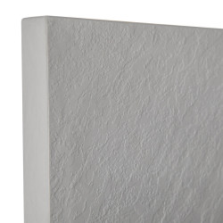 BRODZIK PRYSZNICOWY KAMIENNY PROSTOKĄTNY SLIM RIKO SZARY 90x80 CM RIKO-GR-90X80