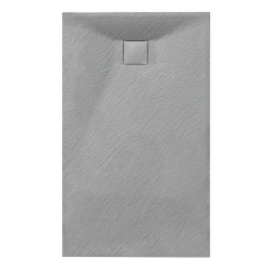 BRODZIK PRYSZNICOWY KAMIENNY PROSTOKĄTNY SLIM RIKO SZARY 120x90 CM RIKO-GR-120X90