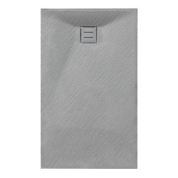 BRODZIK PRYSZNICOWY KAMIENNY PROSTOKĄTNY SLIM RIKO SZARY 120x70 CM RIKO-GR-120X70