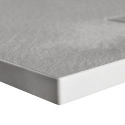 BRODZIK PRYSZNICOWY KAMIENNY PROSTOKĄTNY SLIM RIKO BIAŁY 90x80 CM RIKO-WH-90X80