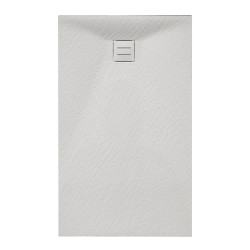 BRODZIK PRYSZNICOWY KAMIENNY PROSTOKĄTNY SLIM RIKO BIAŁY 150x90 CM RIKO-WH-150X90