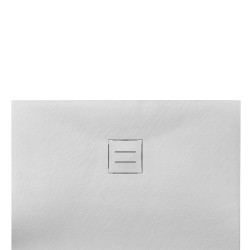 BRODZIK PRYSZNICOWY KAMIENNY PROSTOKĄTNY SLIM RIKO BIAŁY 150x90 CM RIKO-WH-150X90