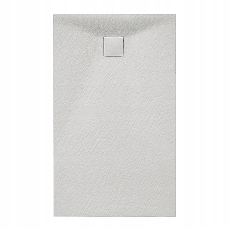 BRODZIK PRYSZNICOWY KAMIENNY PROSTOKĄTNY SLIM RIKO BIAŁY 120x90 CM RIKO-WH-120X90