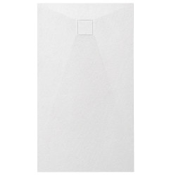 BRODZIK PRYSZNICOWY KAMIENNY PROSTOKĄTNY SLIM RIKO BIAŁY 100x70 CM RIKO-WH-100X70