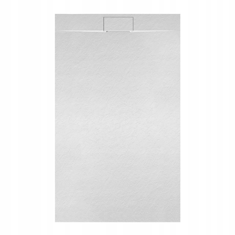 BRODZIK PRYSZNICOWY KAMIENNY PROSTOKĄTNY SLIM MIKO BIAŁY 110x90 CM