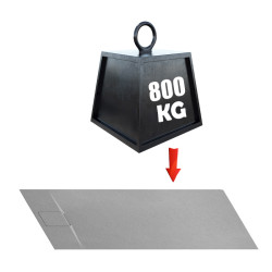 BRODZIK PRYSZNICOWY KAMIENNY PROSTOKĄTNY SLIM MIKO SZARY 100x90 CM MIKO-GR-100X90