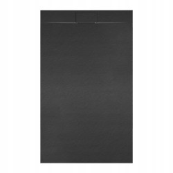 BRODZIK PRYSZNICOWY KAMIENNY PROSTOKĄTNY SLIM MIKO CZARNY 110x90 CM MIKO-BL-110X90