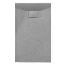 BRODZIK PRYSZNICOWY KAMIENNY PROSTOKĄTNY SLIM JUKO SZARY 130x90 CM JUKO-GR-130X90