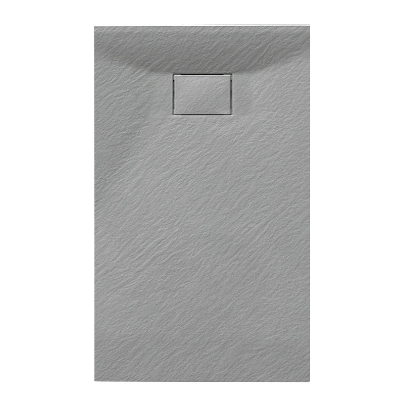 BRODZIK PRYSZNICOWY KAMIENNY PROSTOKĄTNY SLIM JUKO SZARY 100x70 CM JUKO-GR-100X70