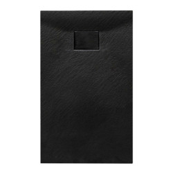 BRODZIK PRYSZNICOWY KAMIENNY PROSTOKĄTNY SLIM JUKO CZARNY 120x90 CM JUKO-BL-120X90