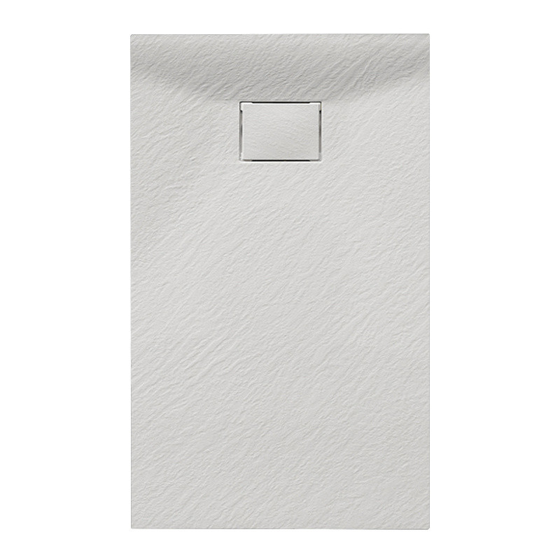 BRODZIK PRYSZNICOWY KAMIENNY PROSTOKĄTNY SLIM JUKO BIAŁY 140x90 CM JUKO-WH-140X90