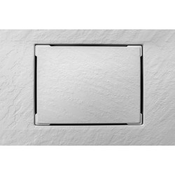 BRODZIK PRYSZNICOWY KAMIENNY PROSTOKĄTNY SLIM JUKO BIAŁY 140x80 CM JUKO-WH-140X80