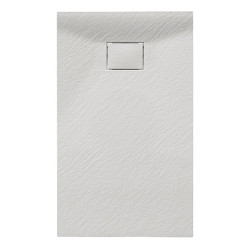 BRODZIK PRYSZNICOWY KAMIENNY PROSTOKĄTNY SLIM JUKO BIAŁY 130x90 CM JUKO-WH-130X90