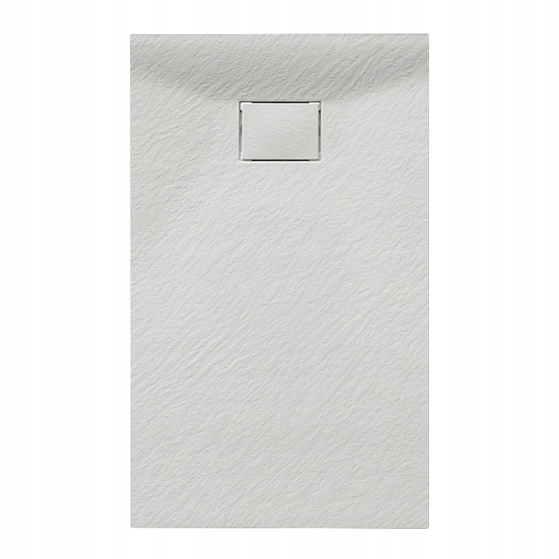BRODZIK PRYSZNICOWY KAMIENNY PROSTOKĄTNY SLIM JUKO BIAŁY 120x90 CM JUKO-WH-120X90