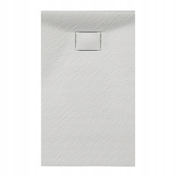 BRODZIK PRYSZNICOWY KAMIENNY PROSTOKĄTNY SLIM JUKO BIAŁY 120x80 CM JUKO-WH-120X80