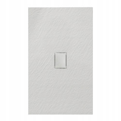 BRODZIK PRYSZNICOWY KAMIENNY PROSTOKĄTNY SLIM JUKO BIAŁY 120x100 CM JUKO-WH-120X100