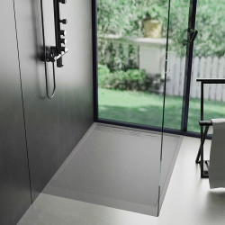 BRODZIK PRYSZNICOWY KAMIENNY PROSTOKĄTNY SLIM DEKO SZARY 120X90 CM DEKO-GR-120X90