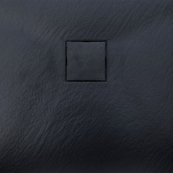 BRODZIK PRYSZNICOWY KAMIENNY KWADRATOWY SLIM RIKO CZARNY 80x80 CM RIKO-BL-80