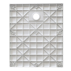 BRODZIK PRYSZNICOWY KAMIENNY KWADRATOWY SLIM MIKO BIAŁY 90x90 CM MIKO-WH-90