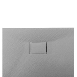 BRODZIK PRYSZNICOWY KAMIENNY KWADRATOWY SLIM JUKO SZARY 80x80 CM JUKO-GR-80