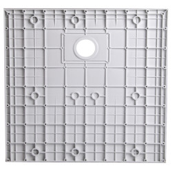 BRODZIK PRYSZNICOWY KAMIENNY KWADRATOWY SLIM RIKO BIAŁY WZÓR MARMUR 90x90 MAR-RIKO-WH-90
