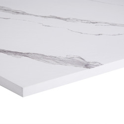 BRODZIK PRYSZNICOWY KAMIENNY PROSTOKĄTNY SLIM RIKO BIAŁY WZÓR MARMUR 120x90 MAR-RIKO-WH-120X90