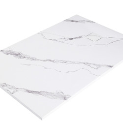 BRODZIK PRYSZNICOWY KAMIENNY PROSTOKĄTNY SLIM RIKO BIAŁY WZÓR MARMUR 120x90 MAR-RIKO-WH-120X90