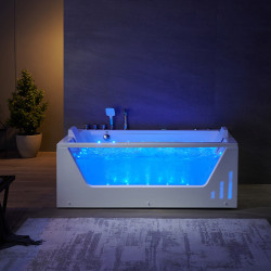 WANNA Z HYDROMASAŻEM SATURN 944 BIAŁA 180x90 CM SATURN-944-180X90