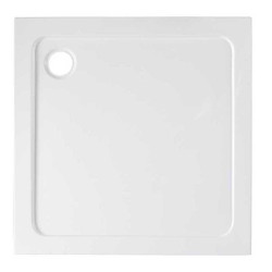 BRODZIK PRYSZNICOWY KWADRATOWY SLIM ST02A BIAŁY 80x80 CM ST02A-WH-80