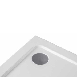 BRODZIK PRYSZNICOWY KWADRATOWY SLIM ST02A BIAŁY 80x80 CM ST02A-WH-80