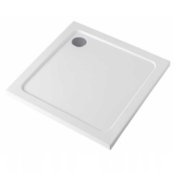 Kopia - BRODZIK PRYSZNICOWY KWADRATOWY SLIM ST02B BIAŁY 90x90 CM ST02B-WH-90