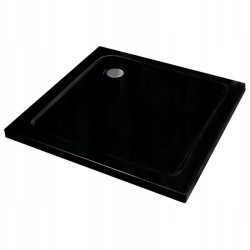 Kopia - BRODZIK PRYSZNICOWY KWADRATOWY SLIM ST02B CZARNY 90x90 CM ST02B-BL-90