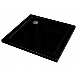Kopia - BRODZIK PRYSZNICOWY KWADRATOWY SLIM ST02C CZARNY 70x70 CM ST02C-BL-70