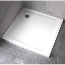 BRODZIK PRYSZNICOWY KWADRATOWY SLIM ST02D BIAŁY 100x100 CM ST02D-WH-100