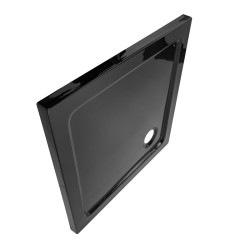 Kopia - BRODZIK PRYSZNICOWY KWADRATOWY SLIM ST02D CZARNY 100x100 CM ST02D-BL-100