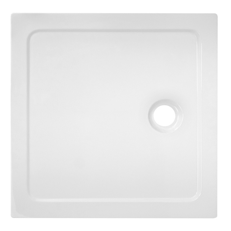 Kopia - BRODZIK PRYSZNICOWY KWADRATOWY SLIM ST06A BIAŁY 100x100 CM ST06A-WH-100