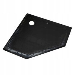 Kopia - BRODZIK PRYSZNICOWY PIĘCIOKĄTNY SLIM ST07A CZARNY 80x80 CM ST07A-BL-80