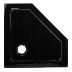 Kopia - BRODZIK PRYSZNICOWY PIĘCIOKĄTNY SLIM ST07C CZARNY 100x100 CM ST07C-BL-100