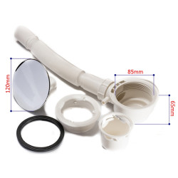 Kopia - BRODZIK PRYSZNICOWY PIĘCIOKĄTNY SLIM ST07C CZARNY 100x100 CM ST07C-BL-100