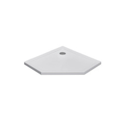 Kopia - BRODZIK PRYSZNICOWY PIĘCIOKĄTNY SLIM ST08C BIAŁY 100x100 CM ST08C-WH-100