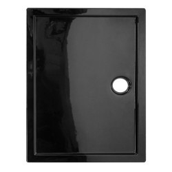 Kopia - BRODZIK PRYSZNICOWY PROSTOKĄTNY SLIM ST04A CZARNY 100x90 CM ST04A-BL-100X90