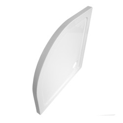 BRODZIK PRYSZNICOWY PÓŁOKRĄGŁY SLIM ST01B BIAŁY 90x90 CM ST01B-WH-90