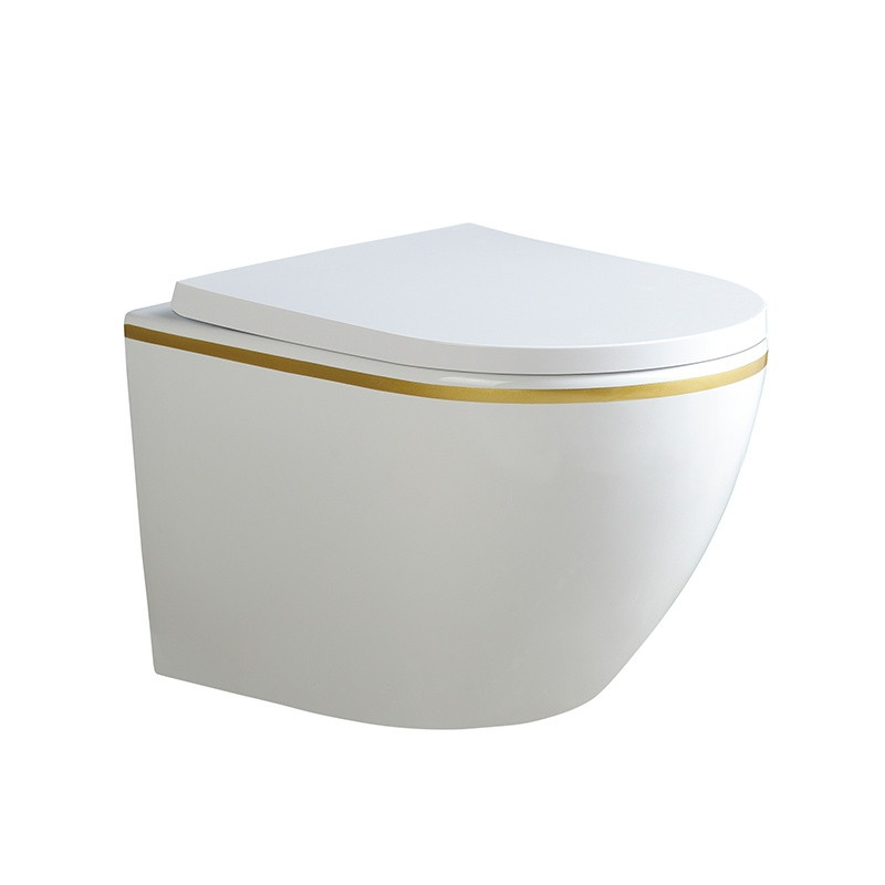 MISKA WC WISZĄCA RIMLESS PEAK-WH-GL-RIM-02 BIAŁA MAT DESKA WOLNOOPADAJĄCA DUROPLAST