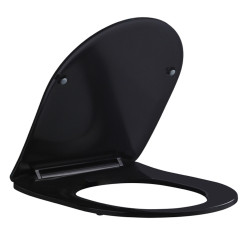 DESKA SEDESOWA WC WOLNOOPADAJĄCA CV-MTB-03 SLIM CZARNY MAT DUROPLAST CV-MTB-03