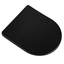 DESKA SEDESOWA WC WOLNOOPADAJĄCA CV-MTB-03 SLIM CZARNY MAT DUROPLAST CV-MTB-03
