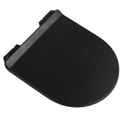 DESKA SEDESOWA WC WOLNOOPADAJĄCA CV-MTB-01 SLIM CZARNY MAT DUROPLAST CV-MTB-01