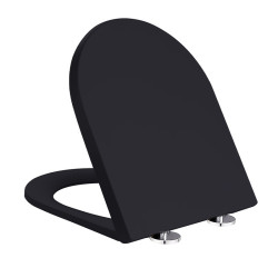 DESKA SEDESOWA WC WOLNOOPADAJĄCA CV-BL-02 CZARNA DUROPLAST CV-BL-02