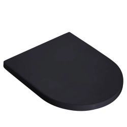 DESKA SEDESOWA WC WOLNOOPADAJĄCA CV-BL-02 CZARNA DUROPLAST CV-BL-02