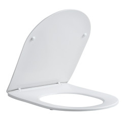 DESKA SEDESOWA WC WOLNOOPADAJĄCA CV-WH-07 SLIM BIAŁA DUROPLAST CV-WH-07